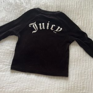 Juicy Couture velvet/velour long sleeve